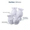 imageGerber Baby 8Pack Scratch Mittens NavyGrayWhite 03 Months 12PackGray Heather