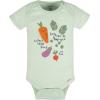 imageGerber Baby 8Pack Short Sleeve Onesie BodysuitsHappy Veggies