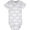 imageGerber Baby 8Pack Short Sleeve Onesie BodysuitsSheep Grey