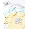 imageGerber Baby Boy and Girls 4Pack Sleeper GownAnimals Green