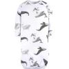 imageGerber Baby Boy and Girls 4Pack Sleeper GownGrey Coastal