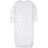 imageGerber Baby Boy and Girls 4Pack Sleeper GownWords Grey