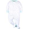 imageGerber Baby Boys 4 Pack Sleep N Play FootieAnimals Green