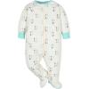 imageGerber Baby Boys 4 Pack Sleep N Play FootieAqua Fox