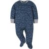 imageGerber Baby Boys 4 Pack Sleep N Play FootieDinosaur Blue
