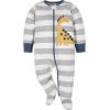 imageGerber Baby Boys 4 Pack Sleep N Play FootieDinosaur Blue