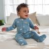 imageGerber Baby Boys 4 Pack Sleep N Play FootieDogs