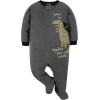 imageGerber Baby Boys 4 Pack Sleep N Play FootieRed Dino