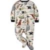 imageGerber Baby Boys 4 Pack Sleep N Play FootieRed Dino