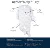 imageGerber Baby Boys 4 Pack Sleep N Play FootieSheep Grey