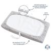 imageGerber Baby Boys Girls Neutral Newborn Infant Baby Toddler Nursery Changing Pad Cover Dotted Navy 16quot x 32quotDotted Blue