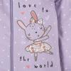 imageGerber Baby Girls 2pack Sleep N PlayBunny Ballerina Purple