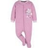 imageGerber Baby Girls 4 Pack Sleep N Play FootieLavender Garden