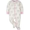 imageGerber Baby Girls 4 Pack Sleep N Play FootiePrincess Pink