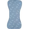 imageGerber Baby Unisex Burp Cloths 5Pack White Black Size 105quot x 21quotBlue Gold