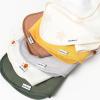 imageGerber Baby Unisex Burp Cloths 5Pack White Black Size 105quot x 21quotRust Tan