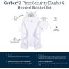 imageGerber Baby Unisex Hooded Wearable Blanket ampamp Security Blanket Set Celestial One SizeCelestial