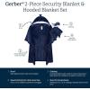 imageGerber Baby Unisex Hooded Wearable Blanket ampamp Security Blanket Set Celestial One SizeCoastal Calm