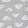 imageGerber Girls Newborn Infant Baby Toddler Nursery 100 Cotton Flannel Receiving Swaddle Blanket Butterfly White Pack of 5Clouds Grey
