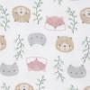 imageGerber Girls Newborn Infant Baby Toddler Nursery 100 Cotton Flannel Receiving Swaddle Blanket Butterfly White Pack of 5Pink Safari