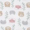 imageGerber Girls Newborn Infant Baby Toddler Nursery 100 Cotton Flannel Receiving Swaddle Blanket Butterfly White Pack of 5Woodland Critters White