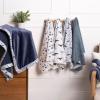 imageGerber Unisex Baby 100 Cotton Flannel Receiving Blankets 30x30 Inches Pack of 4 Coastal Calm One SizeCoastal Calm