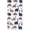 imageGerber Unisex Baby 100 Cotton Flannel Receiving Blankets 30x30 Inches Pack of 4 Coastal Calm One SizeDino Time
