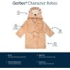 imageGerber Unisex Baby Plushy Soft Hooded Animal Character BathrobeBrown Lion