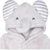 imageGerber Unisex Baby Plushy Soft Hooded Animal Character BathrobeGrey Elephant