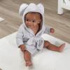 imageGerber Unisex Baby Plushy Soft Hooded Animal Character BathrobeGrey Elephant