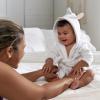 imageGerber Unisex Baby Plushy Soft Hooded Animal Character BathrobeWhite Unicorn
