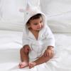 imageGerber Unisex Baby Plushy Soft Hooded Animal Character BathrobeWhite Unicorn