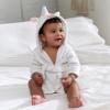 imageGerber Unisex Baby Plushy Soft Hooded Animal Character BathrobeWhite Unicorn