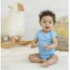 imageGerber babygirls 5pack Solid Onesies BodysuitsBlue
