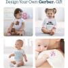 imageGerber babygirls 5pack Solid Onesies BodysuitsWhite