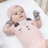 imageGerber babygirls Cap and Mitten SetsPink Bear