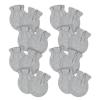 imageGerber Baby 8Pack Scratch Mittens NavyGrayWhite 03 Months 12PackGray Heather