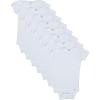 imageGerber Baby 8Pack Short Sleeve Onesie BodysuitsSolid White