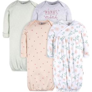 imageGerber Baby Boy and Girls 4Pack Sleeper GownMamas Mini
