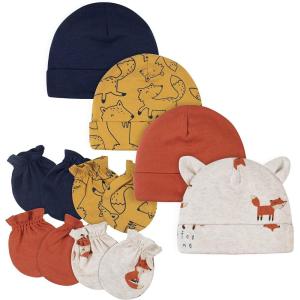 imageGerber Baby Boys Cap and Mitten SetsBlue Fox