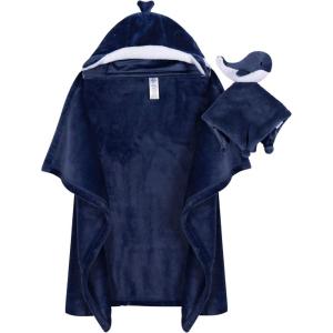 imageGerber Baby Unisex Hooded Wearable Blanket ampamp Security Blanket Set Celestial One SizeCoastal Calm