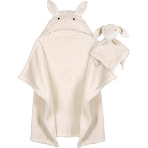 imageGerber Baby Unisex Hooded Wearable Blanket ampamp Security Blanket Set Celestial One SizeRetro Floral