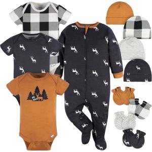 imageGerber babygirls Boys and Girls 12 Piece Layette Gift SetBrown Deer