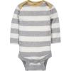 imageGerber Baby Boys 6Pack LongSleeve Onesies BodysuitDinosaur Blue
