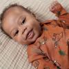 imageGerber Baby Boys 6Pack LongSleeve Onesies BodysuitGreen Fox