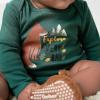imageGerber Baby Boys 6Pack LongSleeve Onesies BodysuitGreen Fox