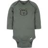 imageGerber Baby Boys 6Pack LongSleeve Onesies BodysuitTiger Green