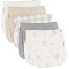 imageGerber Baby Unisex Muslin Burp Cloths 5Pack Multi Pink Floral Large Size 20quot x 10quotMulti Stars