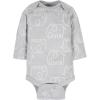imageGerber Unisex Baby 6 Pack Longsleeve Onesies BodysuitAnimals Green