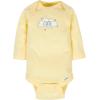 imageGerber Unisex Baby 6 Pack Longsleeve Onesies BodysuitAnimals Green